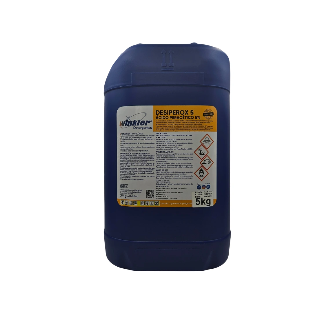 Ácido Peracético al 5% - Desiperox 5 Kg