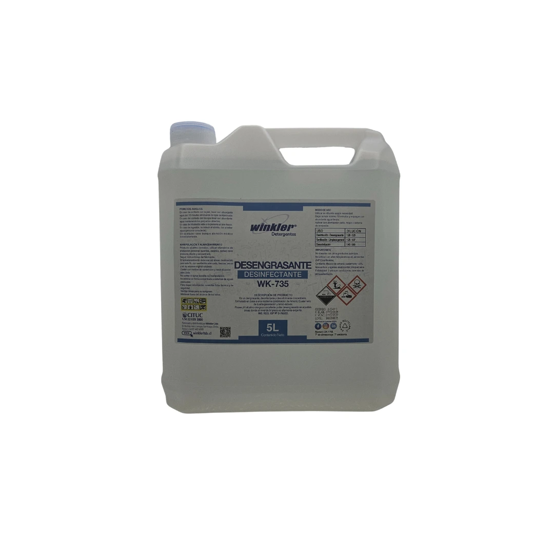 Desengrasante Desinfectante - WK-735 - 5 Litros