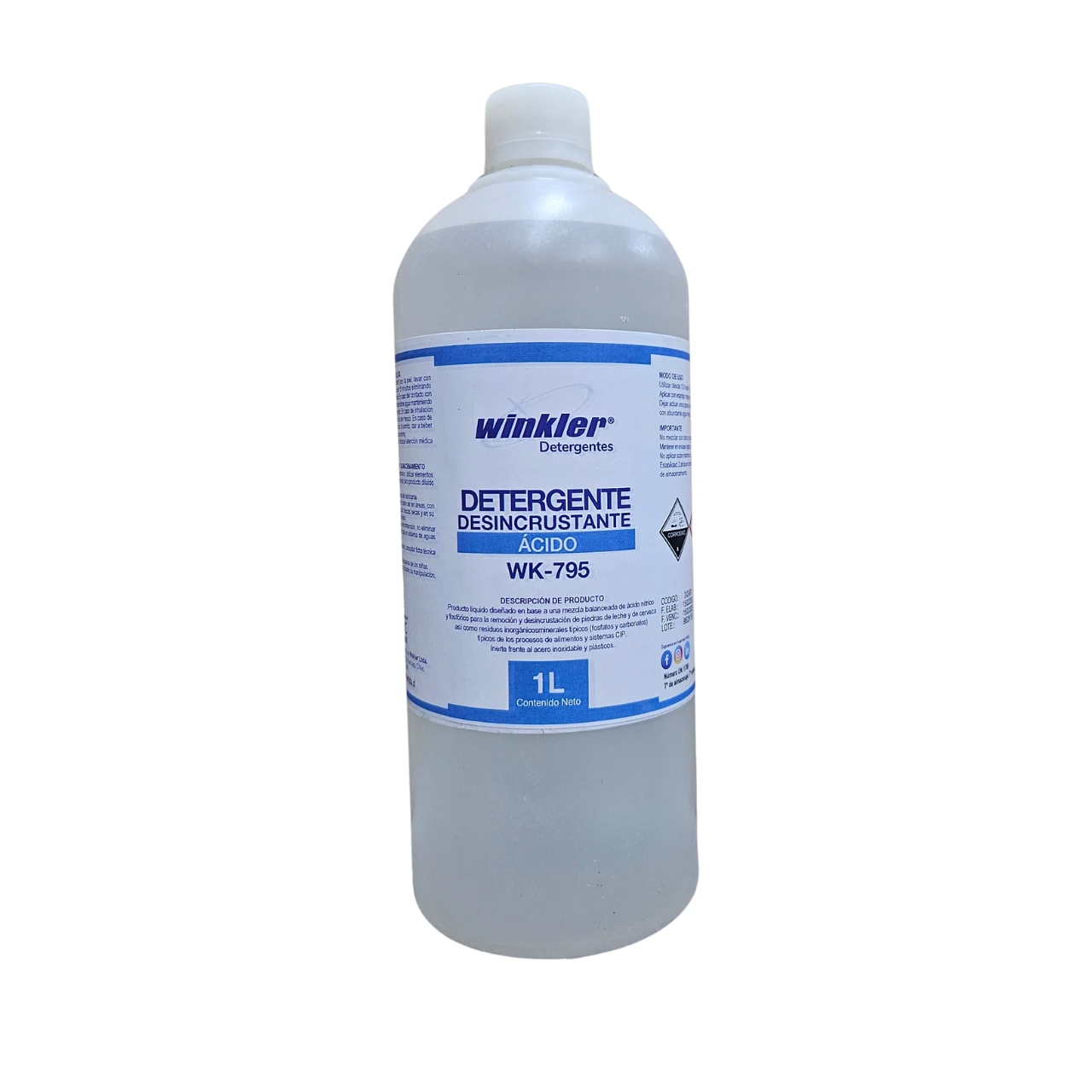 Detergente Desincrustante Acido para Industrias de Alimentos- Wk-795 - 1 Litro