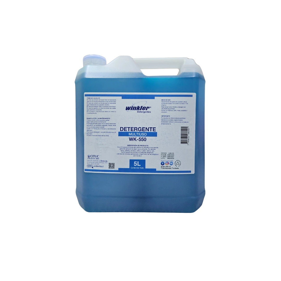 Detergente Industrial Multiuso - WK-550 - 5 LITROS