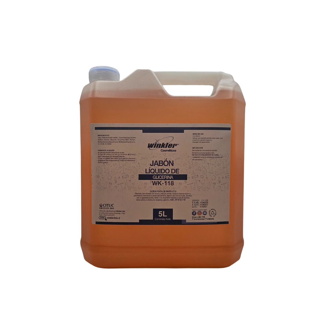 Jabón Líquido con Glicerina - WK-118 - 5 Litros