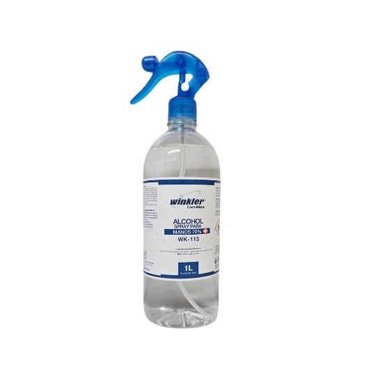 Alcohol Etilico para manos Al 70% Con Gatillo - WK-113 - 1 Litro